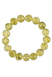 Amber bead bracelet