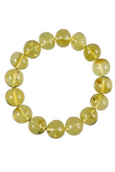 Green amber bracelet