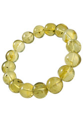 Amber bead bracelet