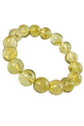 Amber bead bracelet