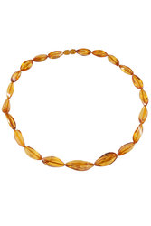 Beads made of translucent amber