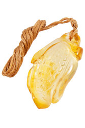 Amber pendant “Corn”