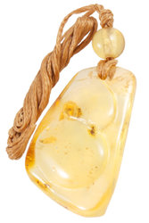 Amber pendant “Shell”