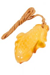 Amber pendant “Corn”