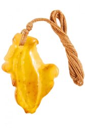 Amber pendant “Corn”