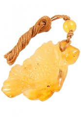 Amber pendant “Fish”