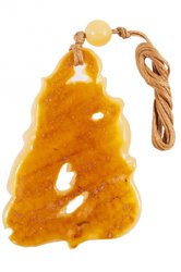 Pendant carved from amber “Dolphins”