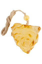 Amber pendant "Rose"