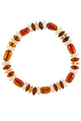 Bracelet with amber “Riviera”