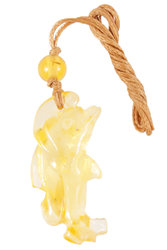 Amber pendant "Dolphin"