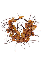 Bracelet made of polished amber stones “Grass”