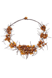 Amber beads “Grass”