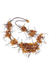 Amber beads “Grass”