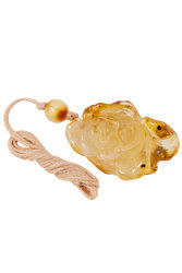 Amber pendant "Rose"