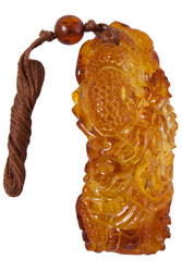 Amber pendant "Dragon"