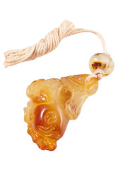 Amber pendant “Fish”