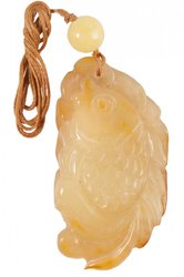 Amber pendant "Fish"