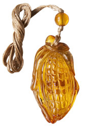 Amber pendant “Corn”