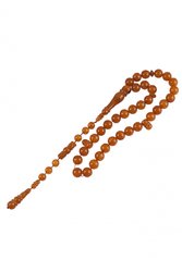 Muslim rosary made of pressed amber