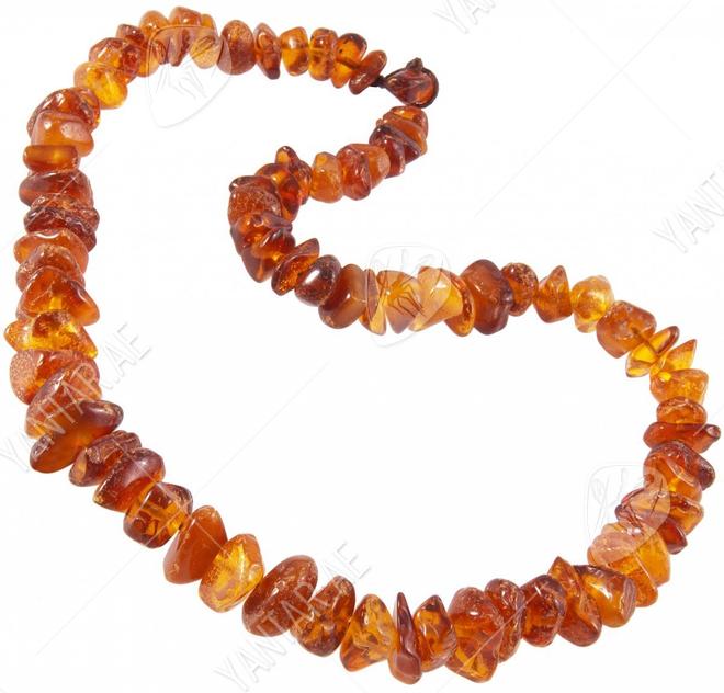 Beads for children (polished amber)