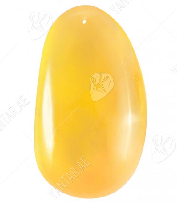 Amber polished pendant