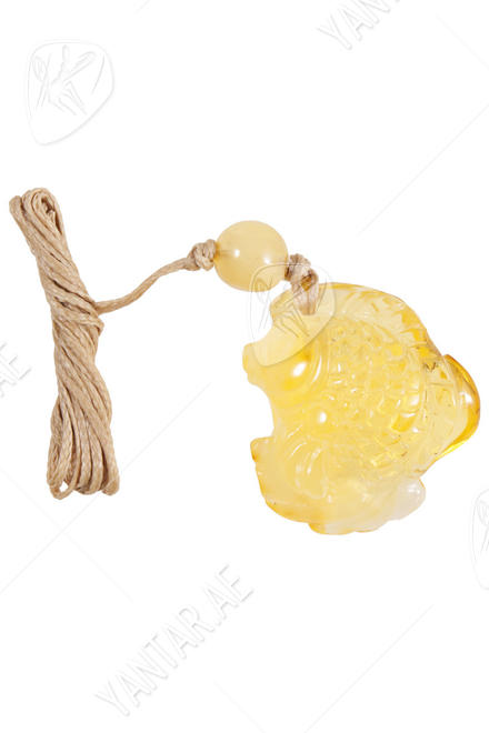 Amber pendant “Fish”