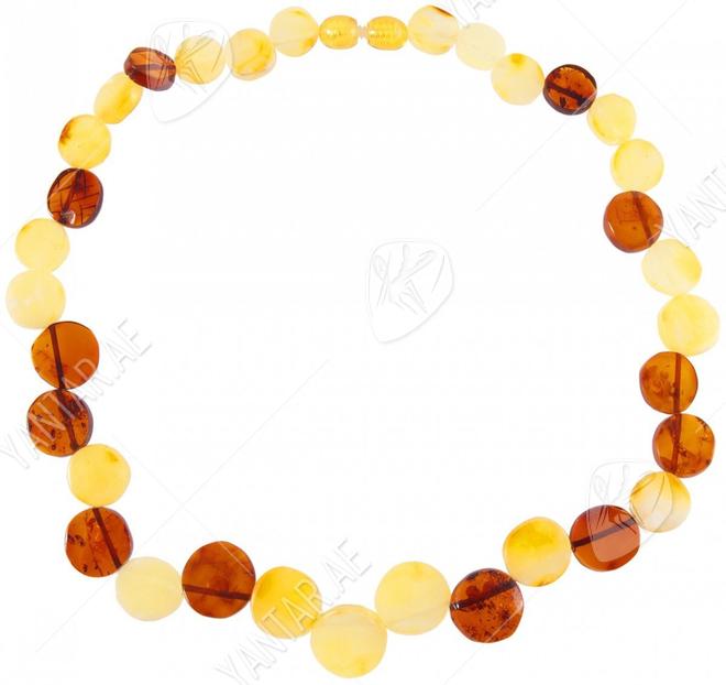 Beads “Amber coins”