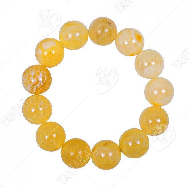 Bracelet made of amber balls