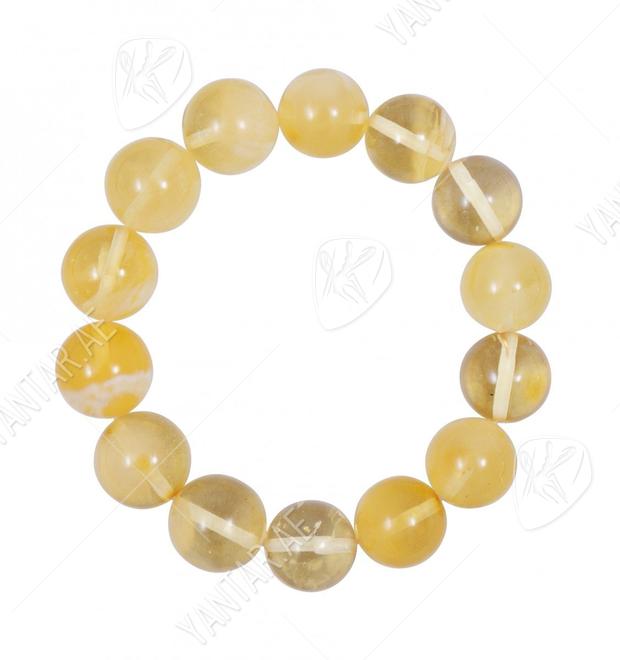 Bracelet made of amber balls