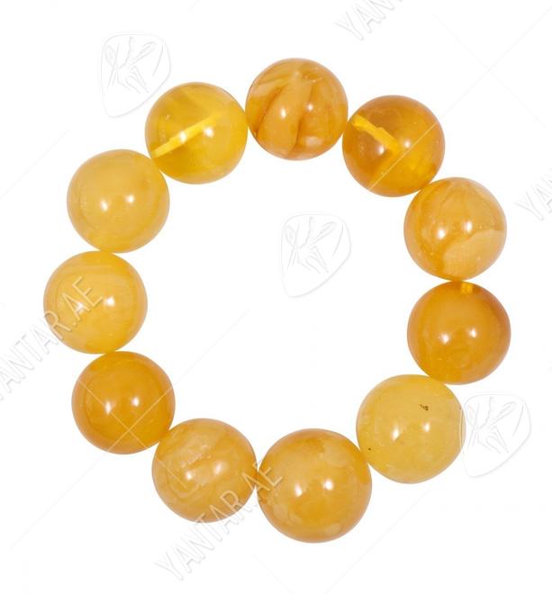 Bracelet made of amber balls