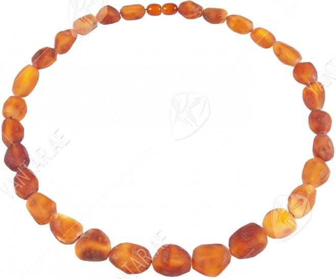 Beads made of dark polished amber “Grapes”