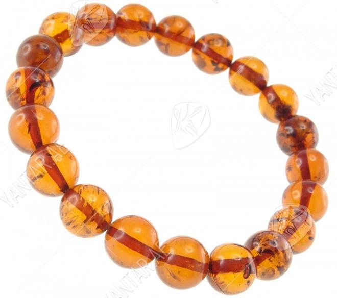 Bracelet made of amber balls