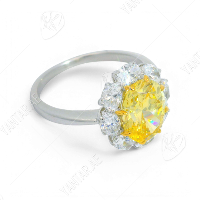 Yellow Gemstone Ring
