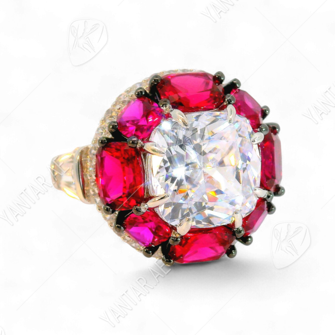 Red Gemstone Ring