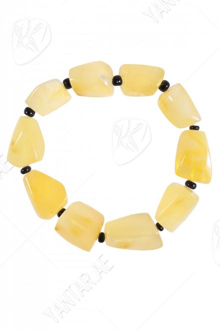 Amber bracelet with beads “Mari”