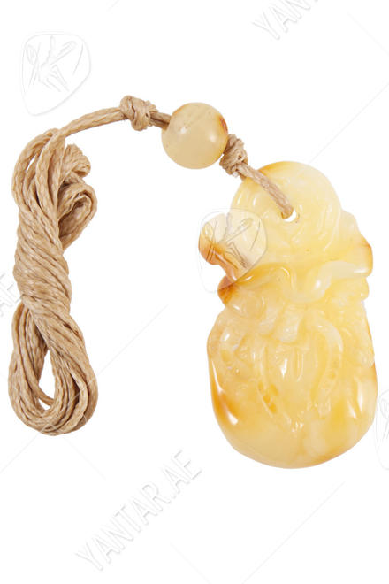 Amber pendant “Bag”