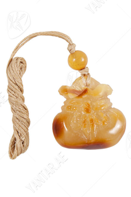 Amber pendant “Bag”