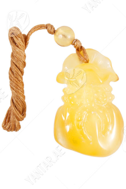 Amber pendant “Bag”