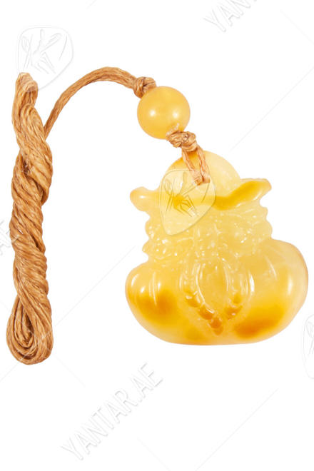 Amber pendant “Bag”