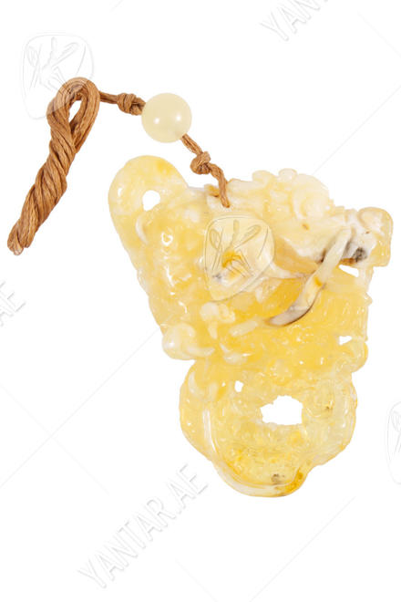 Amber pendant "Dragon"