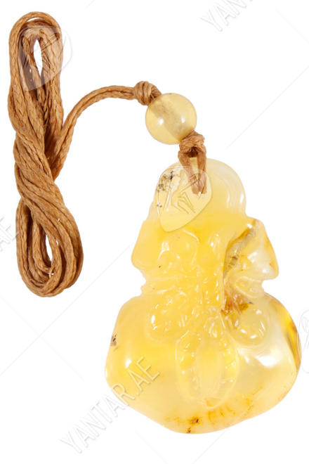 Amber pendant “Bag”