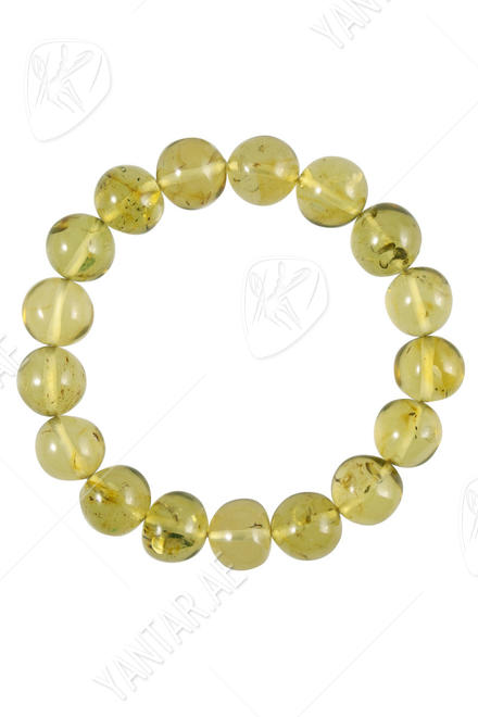 Amber bead bracelet