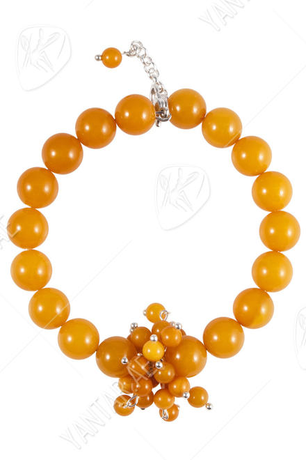 Bracelet made of amber balls