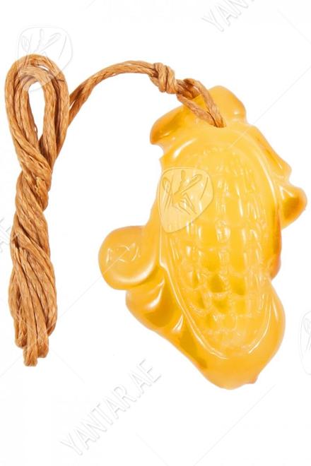 Amber pendant “Corn”