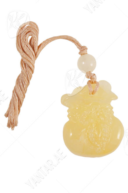 Amber pendant “Bag”