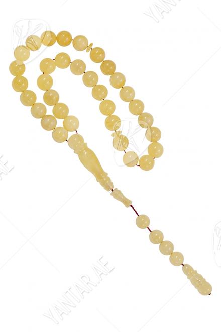 Muslim rosary made of pressed amber