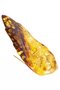 Amber brooch “Autumn leaf”