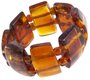 Ring made of “cognac” amber