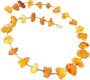 Beads-string with amber stones