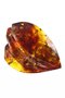 Figured brooch made of amber